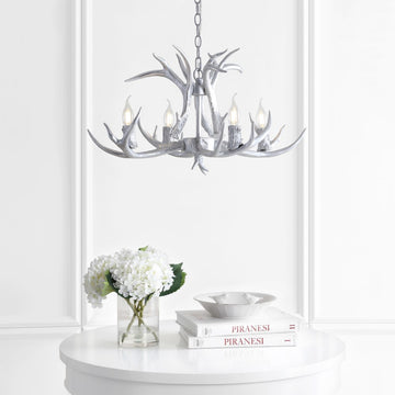 Eldora Adjustable Resin Antler LED Chandelier